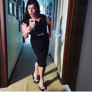 Hell bunny Leopard Wiggle Dress